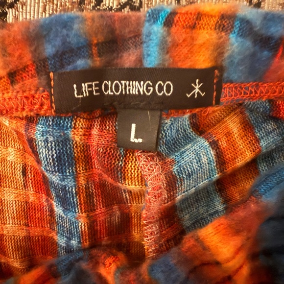 Life Clothing Company NWOT High Rise Striped Ultra Flare Stretch Pants - Picture 6 of 6